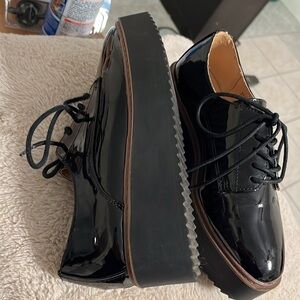 Madden girl black shoes # 6 
good condition